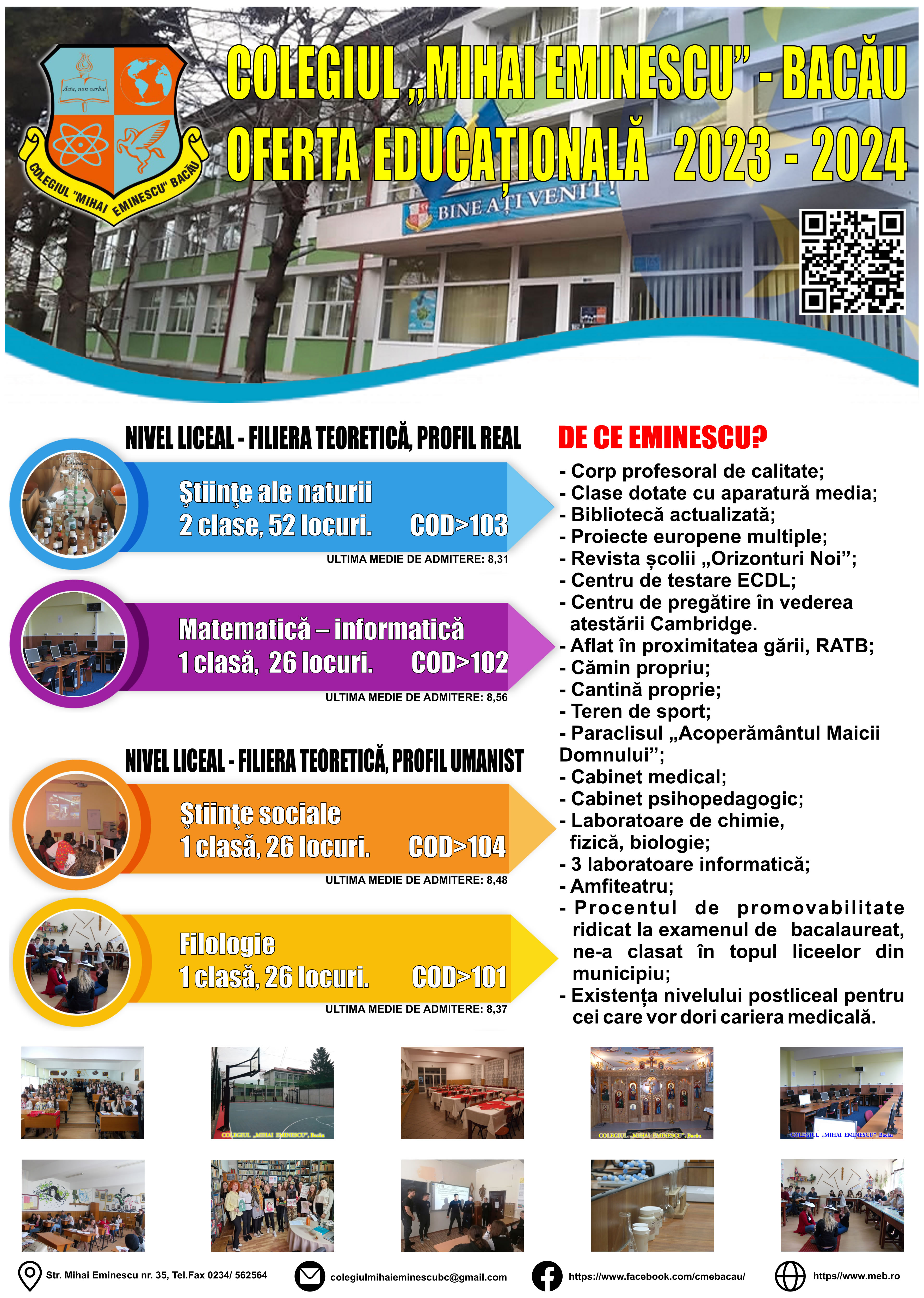 poster A3 A4 liceu 2023 2024